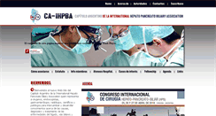 Desktop Screenshot of ca-ihpba.org.ar